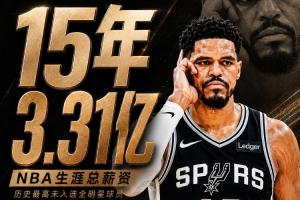 历史之最!哈里斯15年累积收入达3.31亿